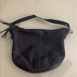 Gently used Black Coach Hobo Purse